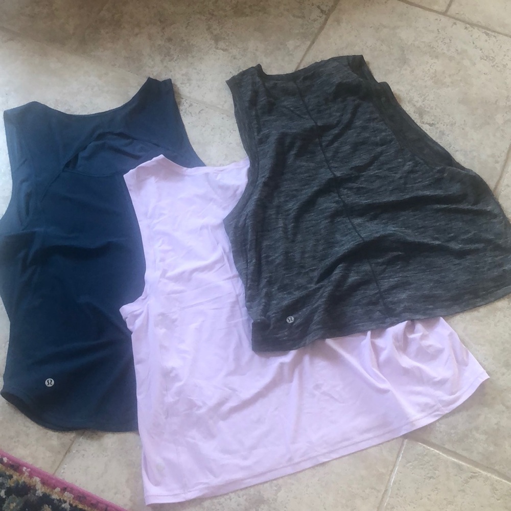 Lululemon Tanks Size 12 Bundle of 3